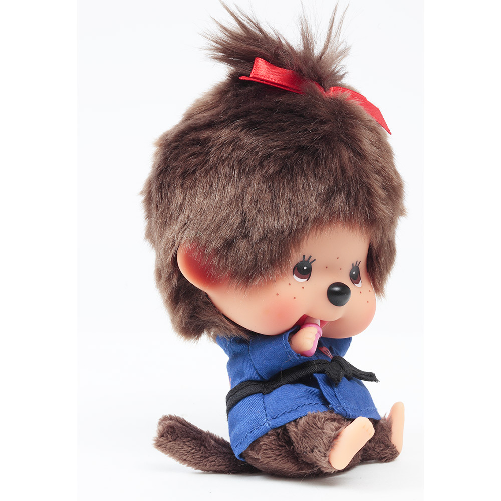 [PRE-ORDER] ตุ๊กตา ม่อนชิชิ นักยูโด Size 13 cm ม่อนชิชิจัง Monchhichi Let's Sports Judo Girl นำเข้าจากญี่ปุ่น レッツ！スポーツモンチッチ 柔道 女の子
