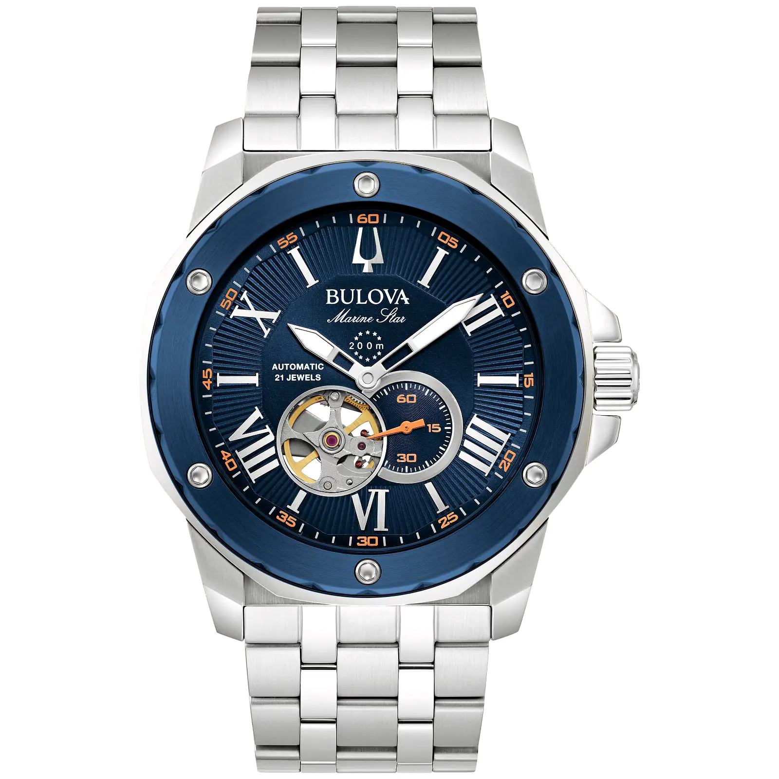 Bulova 98A302 นาฬิาผู้ชาย Automatic Men's Watch