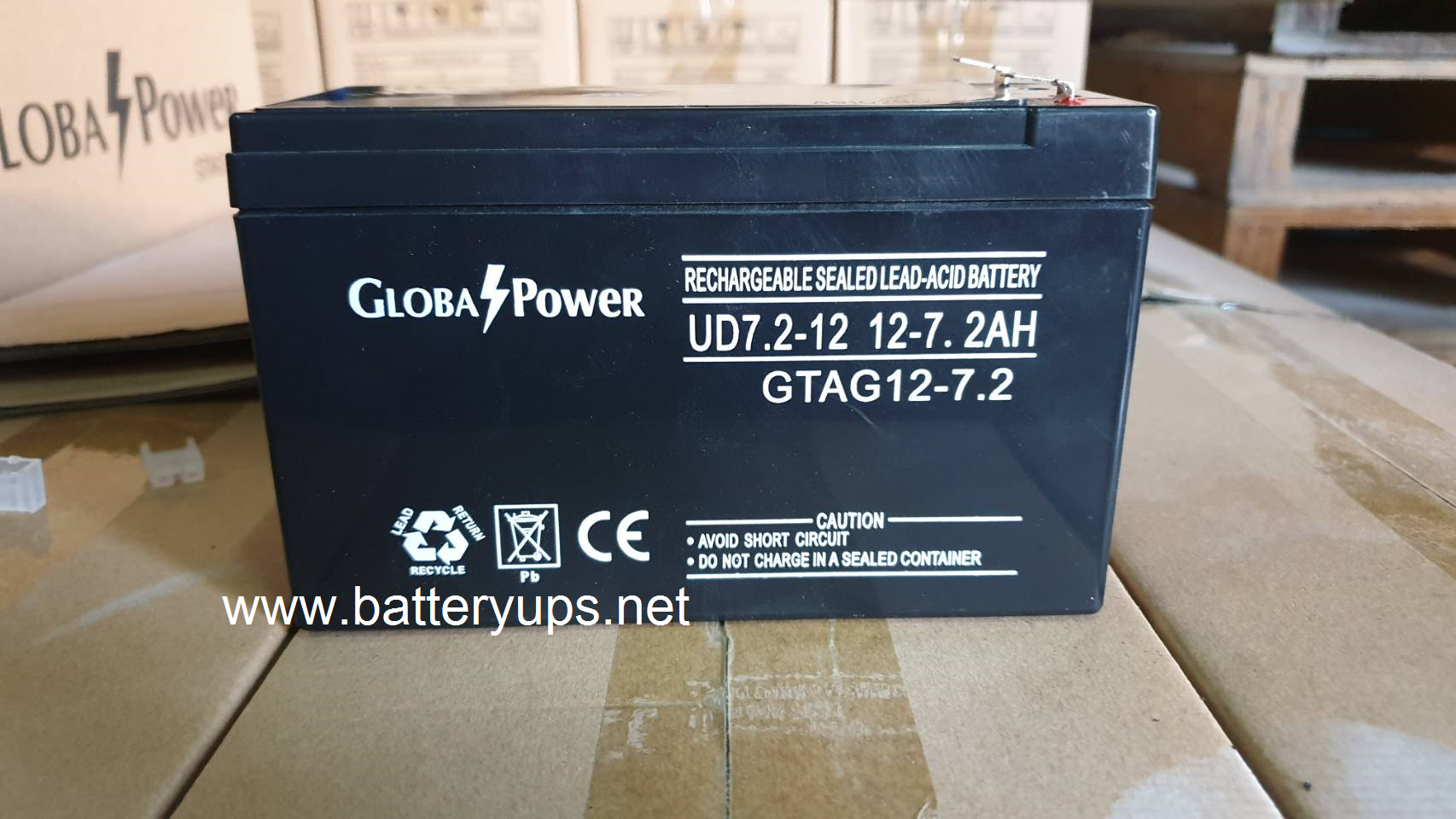 12v 7.2ah Global Power