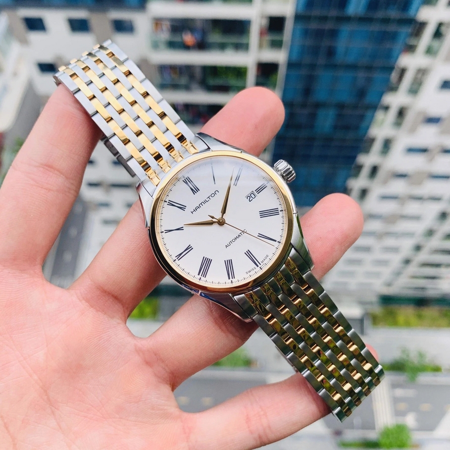 Hamilton H39525214 นาฬิกาผู้ชาย AMERICAN CLASSIC VALIANT AUTO Men's Watch