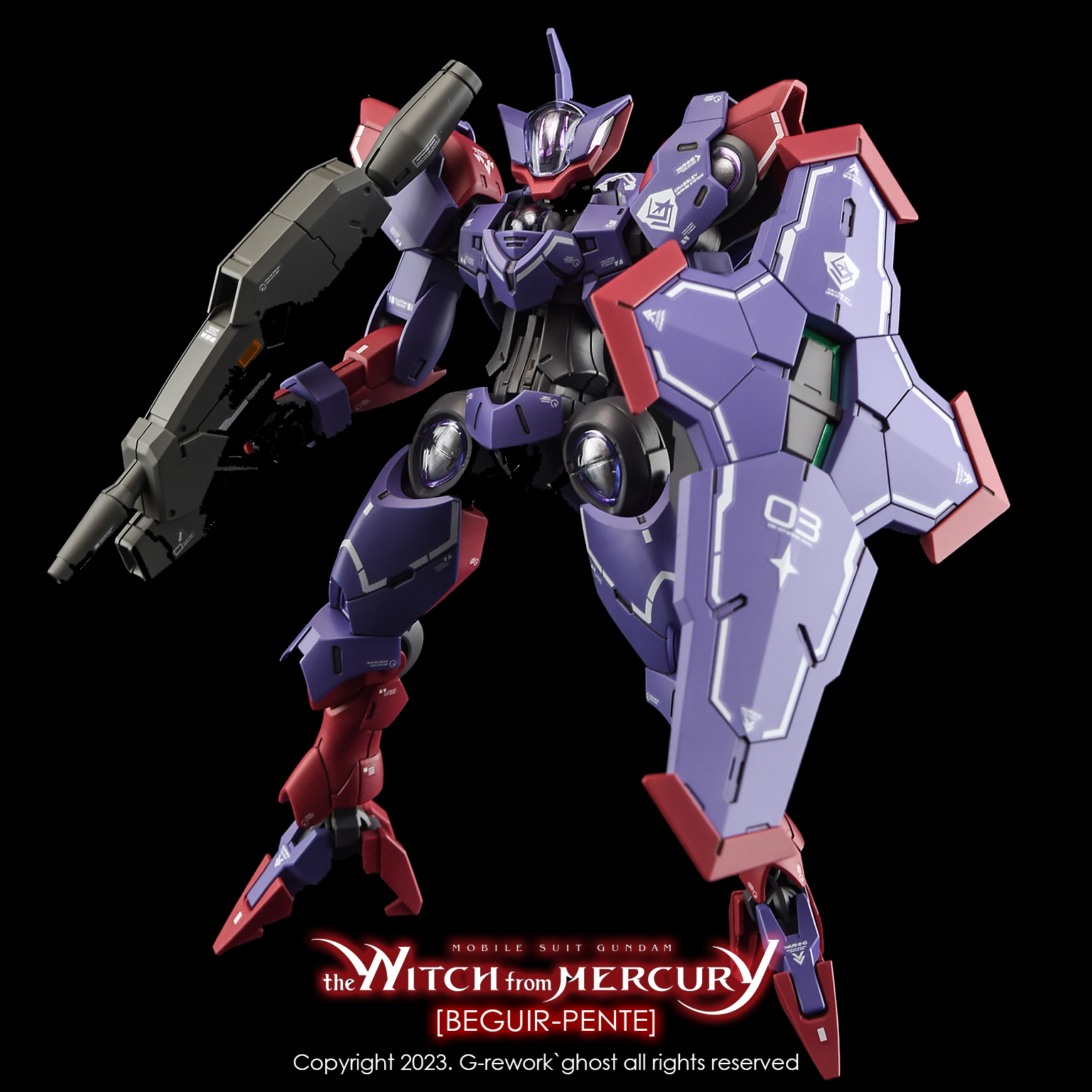 G-REWORK CUSTOM DECAL HG 1/144 BEGUIR-PENTE