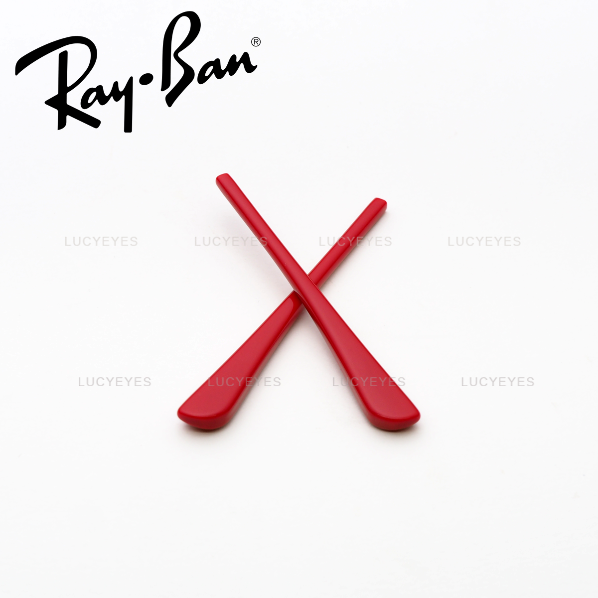 ยางหุ้มขาแว่นสายตา Rayban RX7138D แท้ 100% (สีแดง)