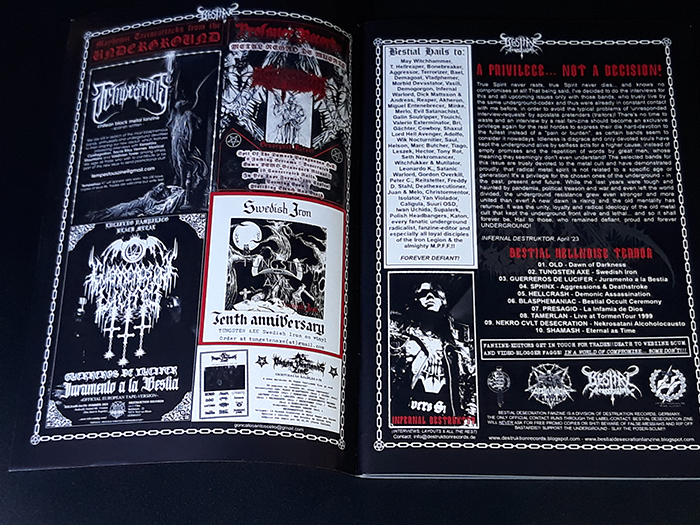 Bestial Desecration Fanzine - #7