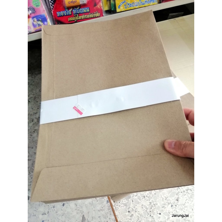ซองเอกสาร สีเทา ขนาด 9x12 นิ้ว จำนวน 50 ซอง ใส่กระดาษ A4 ได้สบายๆ