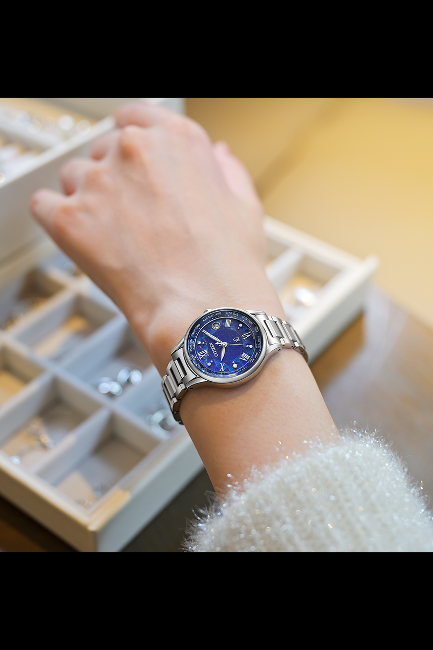 Citizen EC1160-71L นาฬิกาผู้หญิง xC Radio-Controlled Eco-Drive Titanium Women's Watch Limited 1,500pcs