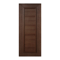 ประตูPS 80x200cm. #DB8020-16/ไม่เจาะ สีแบล็คโคโคนัท Yes Moulding (เฉพาะบาน)