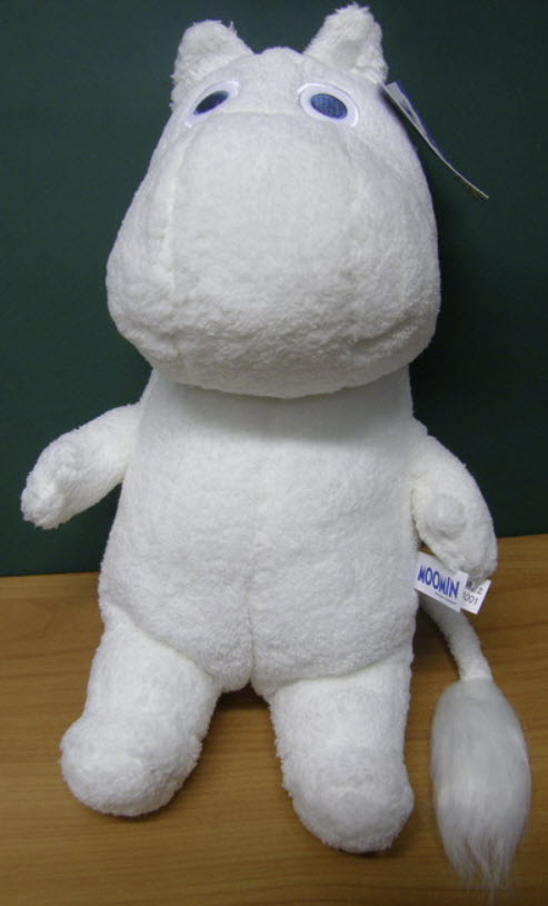 Moomin สีขาว ท่านั่ง ขนาด 12 นิ้ว