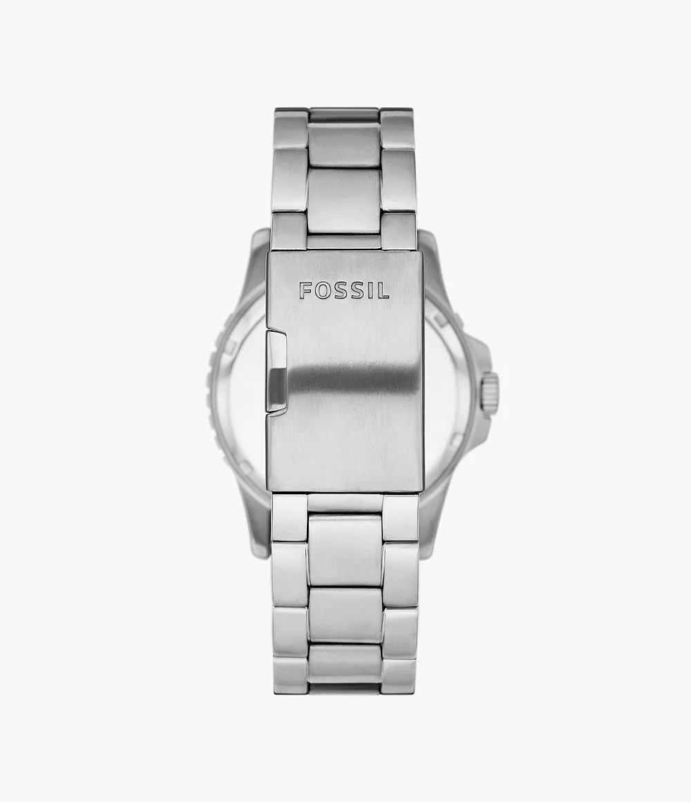 Fossil FS6013 นาฬิกาผู้ชาย Blue Dive Three-Hand Date Quartz Men's Watch