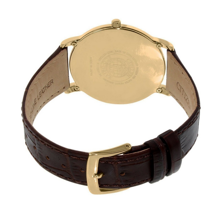 Citizen AR1113-12A นาฬิกาข้อมือผู้ชาย Eco-Drive Stiletto Ultra Thin Japan Made Men's Watch