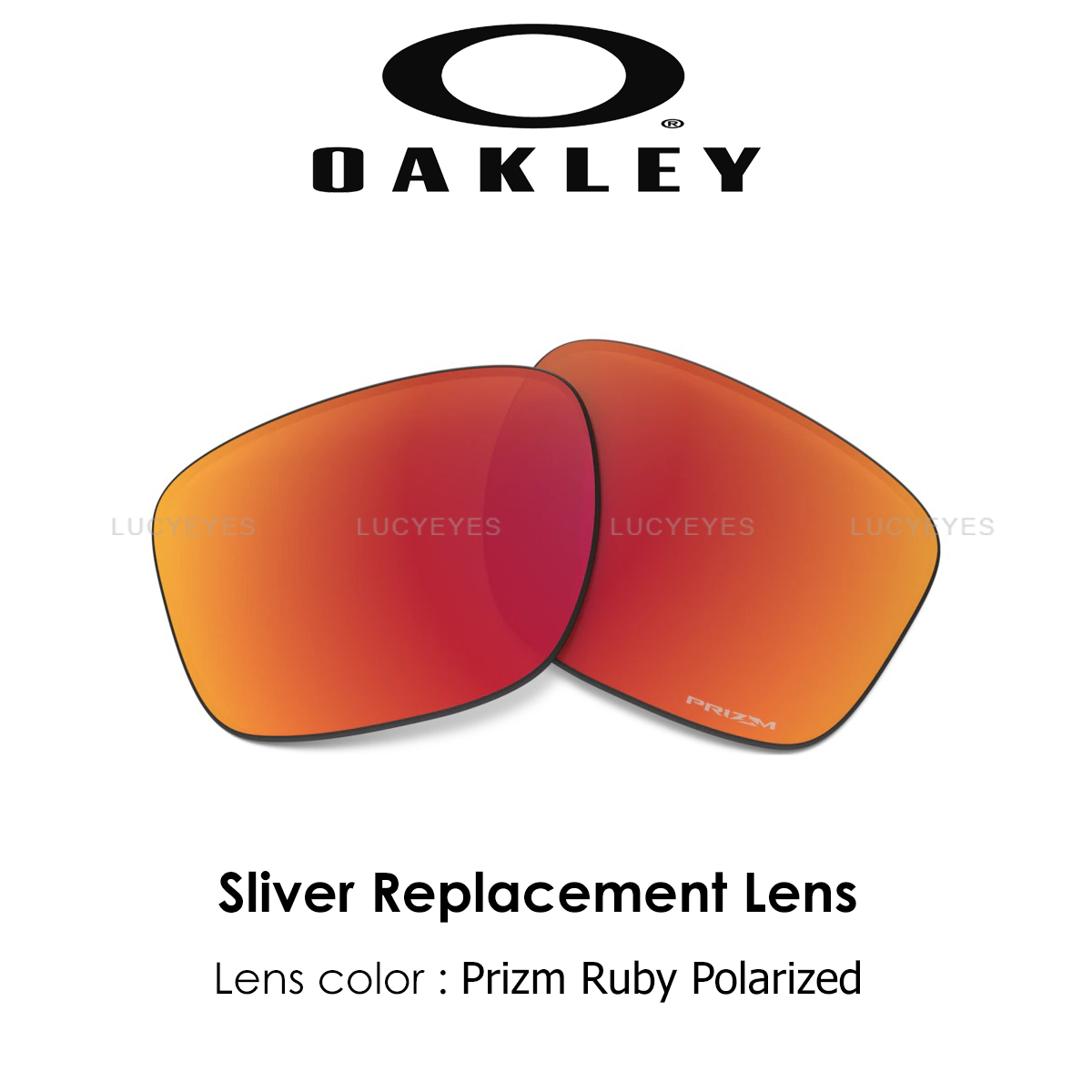 อะไหล่เลนส์ Oakley Sliver OO9269- สี Prizm Ruby Polarized