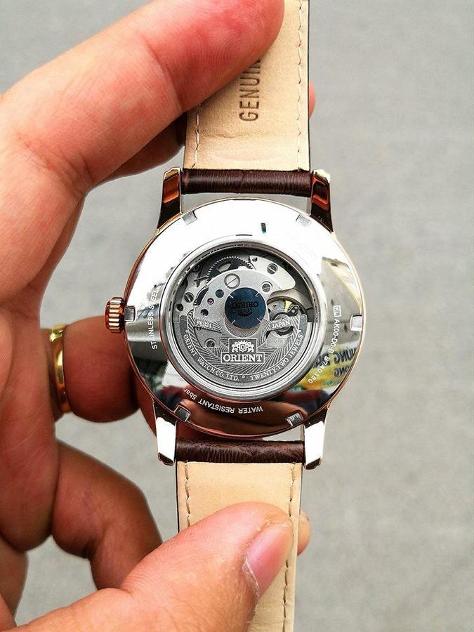 Orient SAK00003T0 นาฬิกาผู้ชาย Sun and Moon Automatic Made in Japan Men's Watch