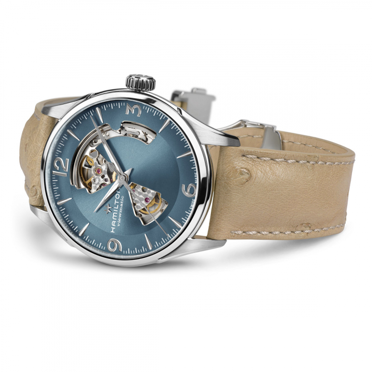 Hamilton H32705842 นาฬิกาผู้ชาย Jazzmaster Open Heart Automatic Men's Watch