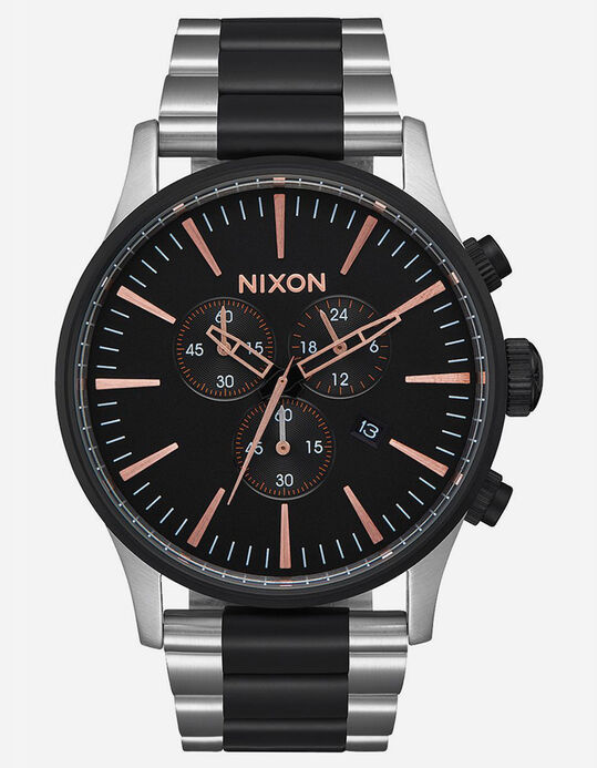 Nixon A386-2051-00 นาฬิกาผู้ชาย Sentry Chrono 42mm Quartz Men's Watch