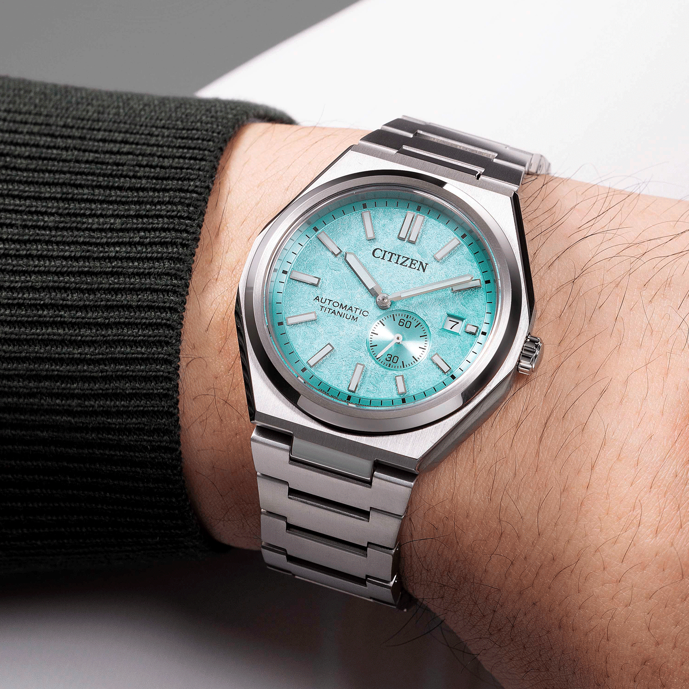 Citizen NJ0180-80M นาฬิกาผู้ชาย Zenshin Automatic Super Titanium Men's Watch