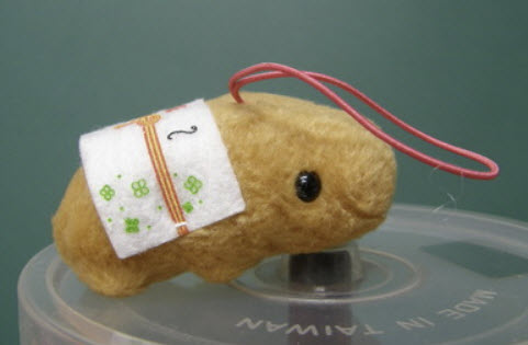 ตุ๊กตาห้อยมือถือ Kapibara san ขนาด 3 นิ้ว สีน้ำตาล (ตัวพิเศษ)