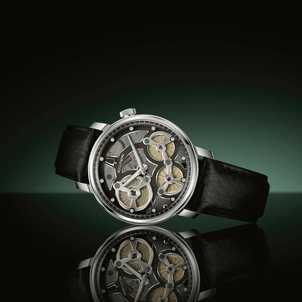 Bulova 26A210A นาฬิาผู้ชาย Accutron Spaceview Evolution Men's Watch