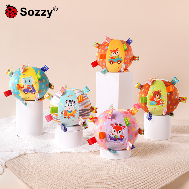 พรีออเดอร์ (Pre-order) Sozzy002 ลูกบอลผ้า เขย่ามีเสียง เสริมพัฒนาการ