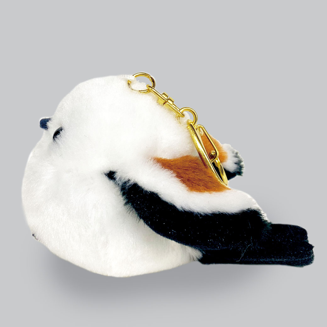 [PRE-ORDER] พวงกุญแจ ตุ๊กตา ชิมะจัง นกชิมะเอะนากะ นกฮอกไกโด Size 6 x 6 cm นำเข้าจากญี่ปุ่น Fuku-Fuku Shimaenaga Shima-chan Mascot Keychain 702609