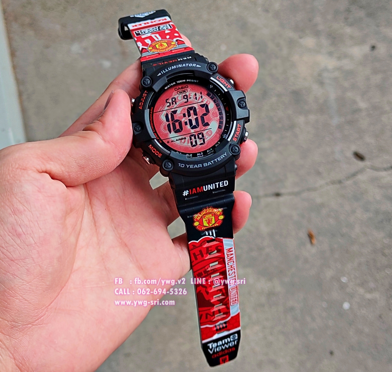 CASIO CUSTOM Man United (AE-1500WH)