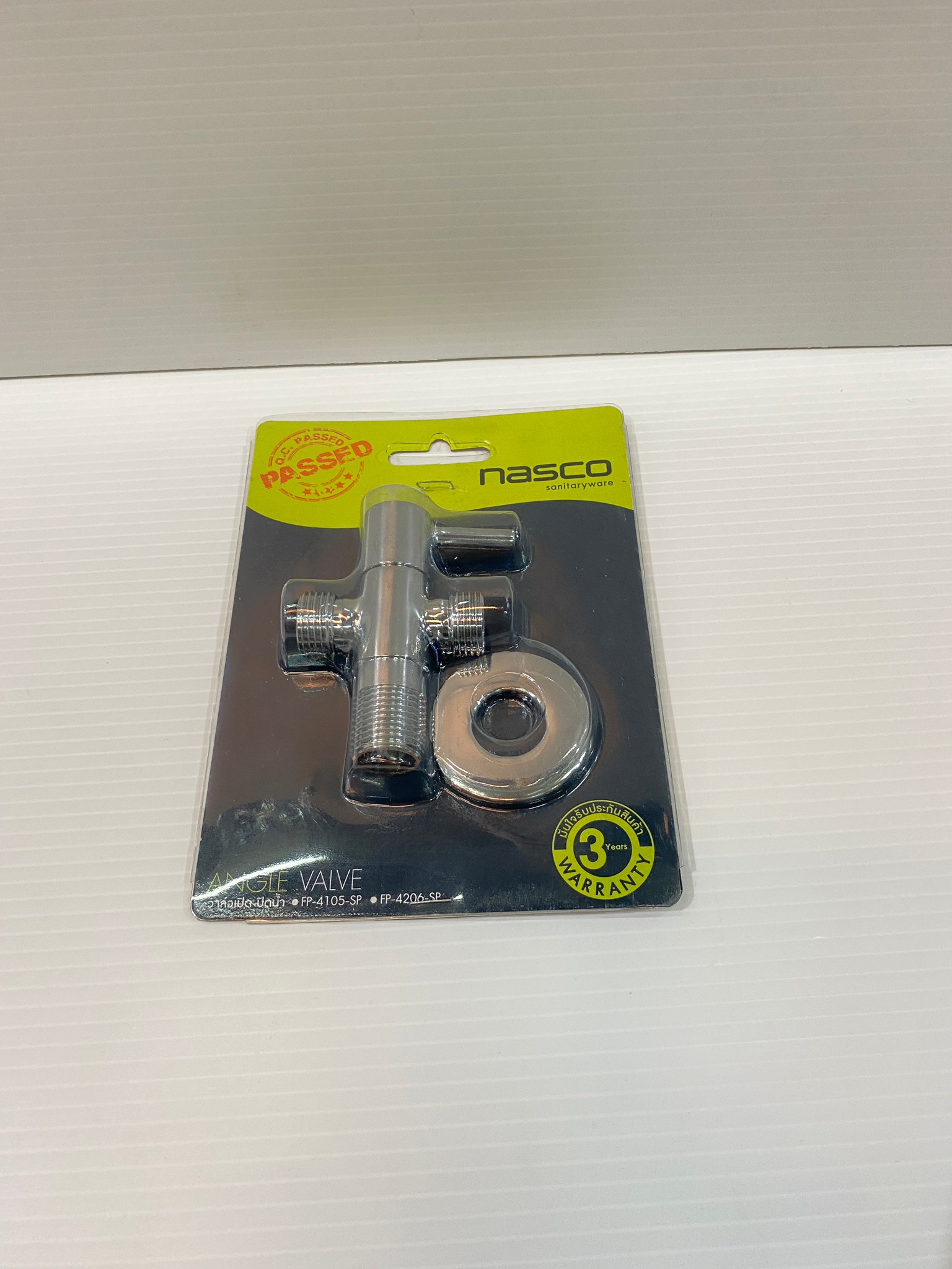 Nasco สต๊อปวาล์ว วาล์วเปิด-ปิดน้ำ ชนิด 3 ทาง 1/2นิ้ว รุ่น FP-4106-SP ของแท้ 100%