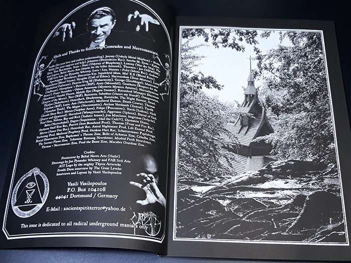 ANCIENT SPIRIT TERROR'ZINE # 8