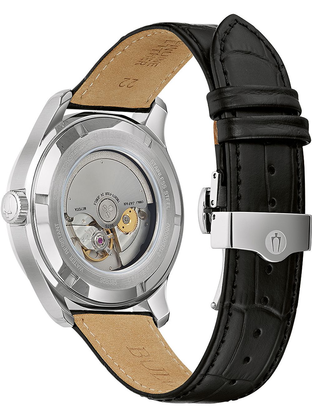 Bulova 96B385 นาฬิาผู้ชาย Wilton GMT Automatic Men's Watch