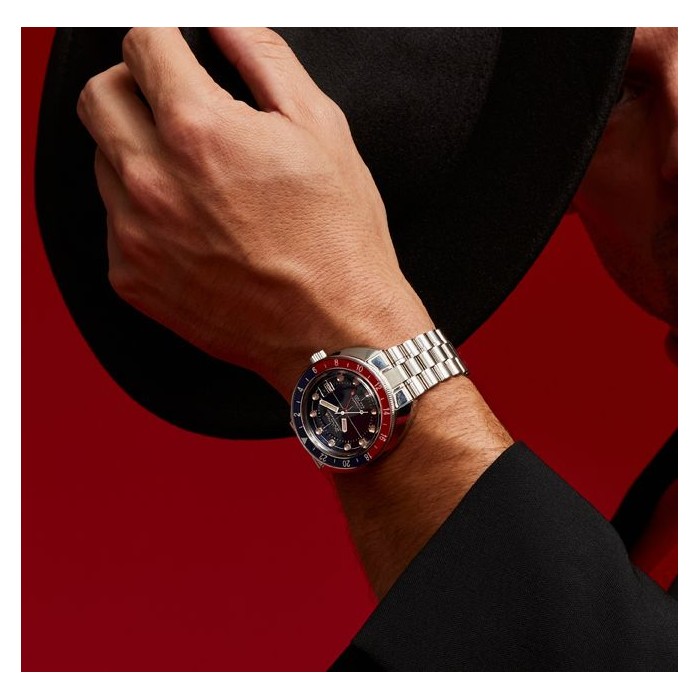 Bulova 96B405 นาฬิาผู้ชาย Automatic Oceanographer GMT Men's Watch