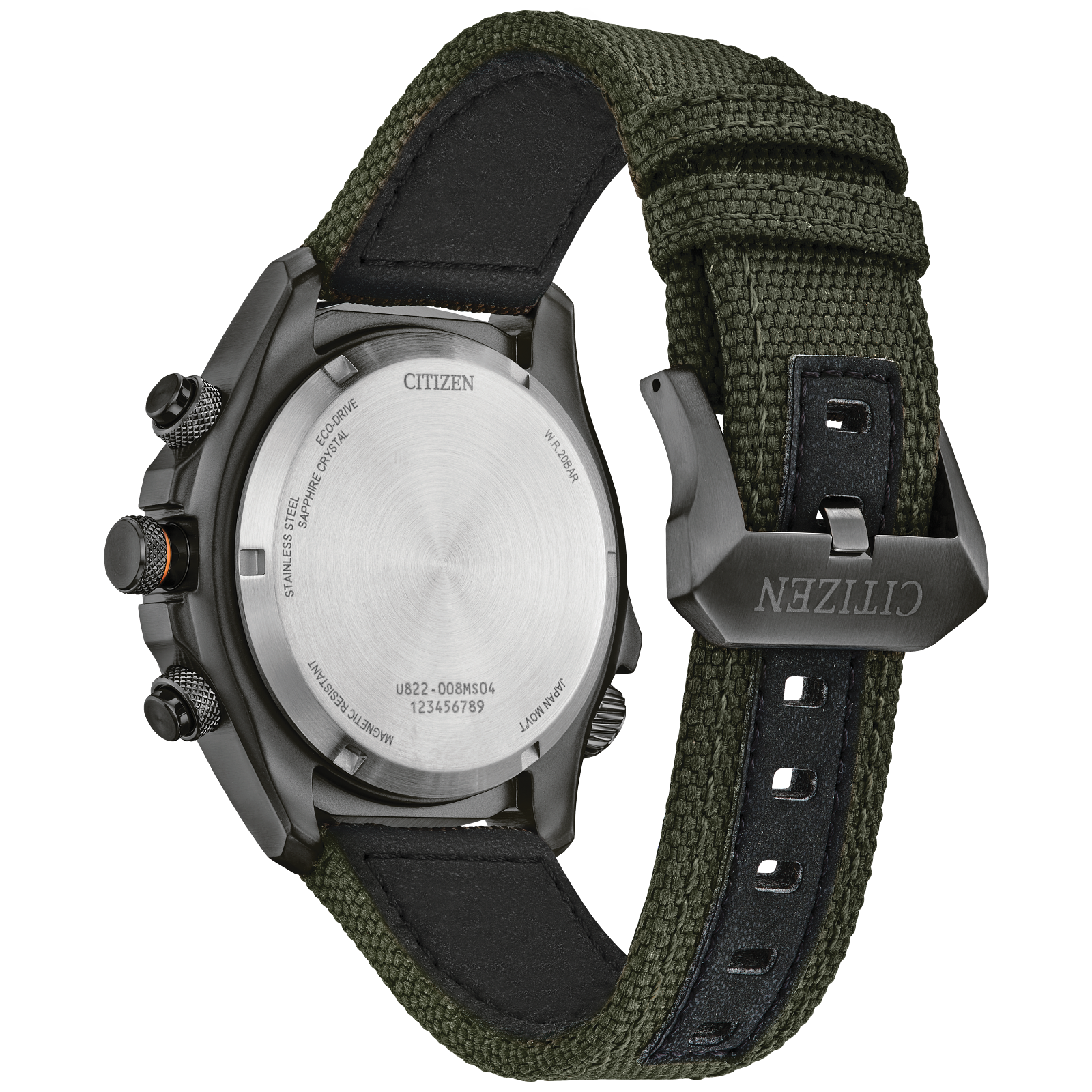 Citizen JV1005-02W นาฬิกาผู้ชาย Promaster Land U822 Eco-Drive Men's Watch