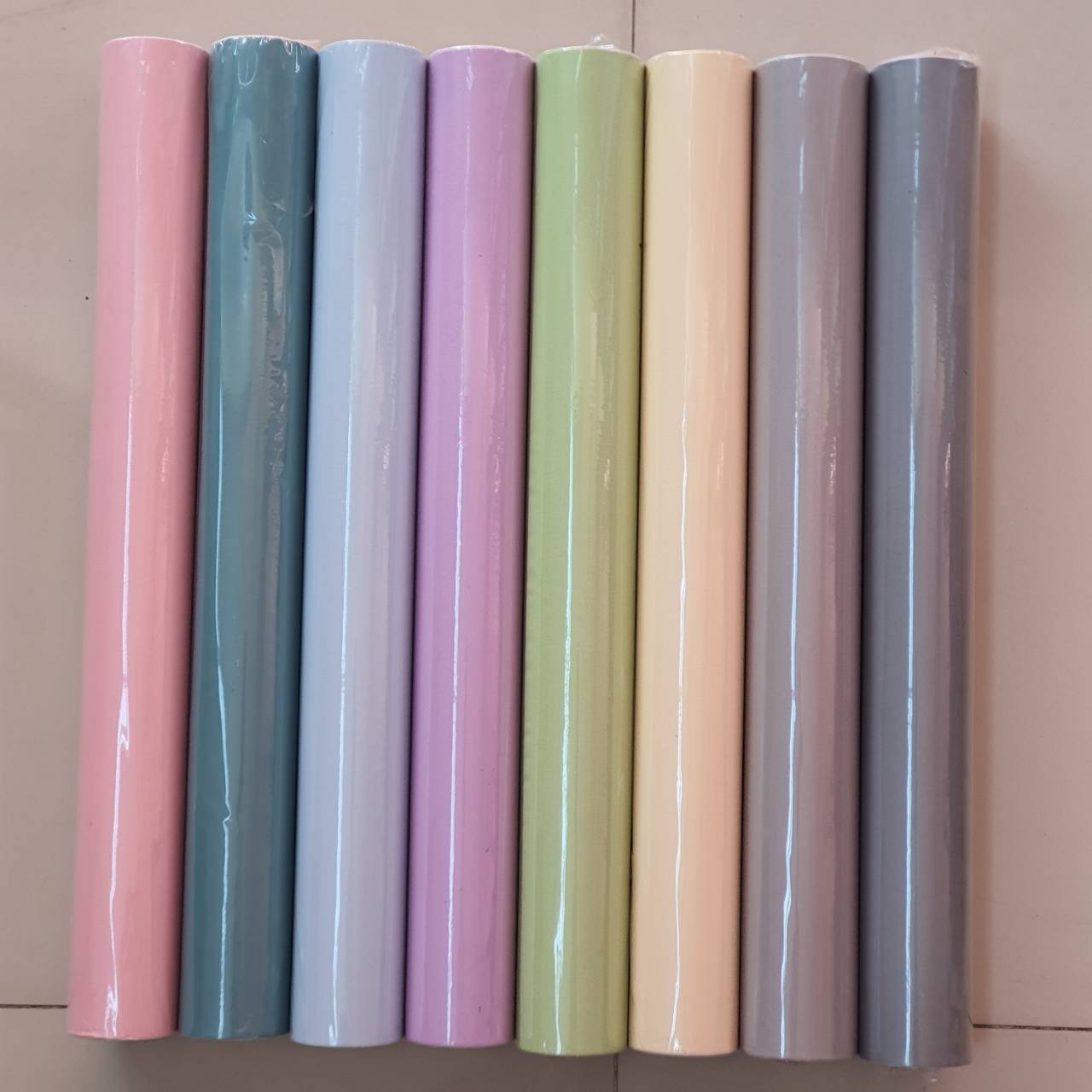 วอลเปเปอร์ติดผนัง ลายปูนเปลือย ลายอิฐ แนวลอฟท์ และลายอื่นๆ มีกาวในตัว ติดได้ด้วยตัวเอง กว้าง 45 ซม.ยาว 9.5-10 เมตร