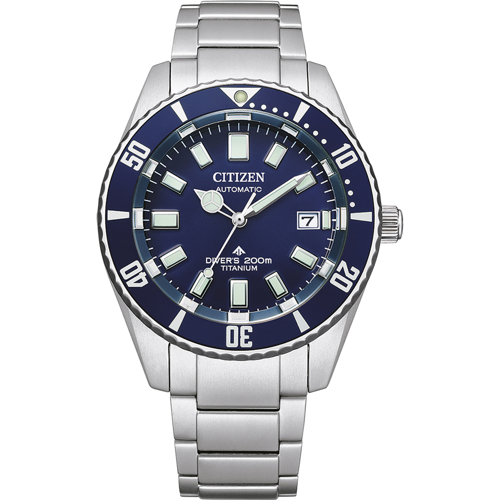 Citizen NB6021-68L นาฬิกาผู้ชาย Promaster Dive Automatic Super Titanium™ Men's Watch