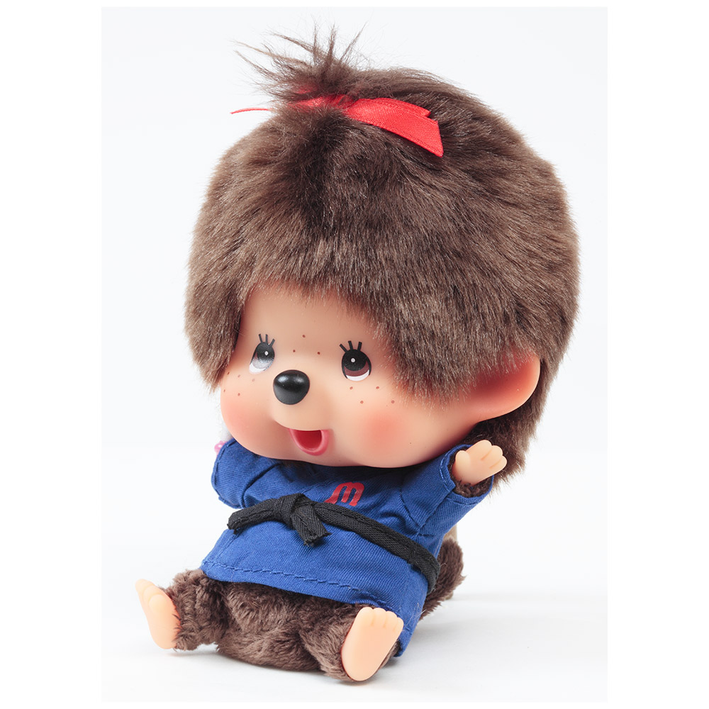 [PRE-ORDER] ตุ๊กตา ม่อนชิชิ นักยูโด Size 13 cm ม่อนชิชิจัง Monchhichi Let's Sports Judo Girl นำเข้าจากญี่ปุ่น レッツ！スポーツモンチッチ 柔道 女の子