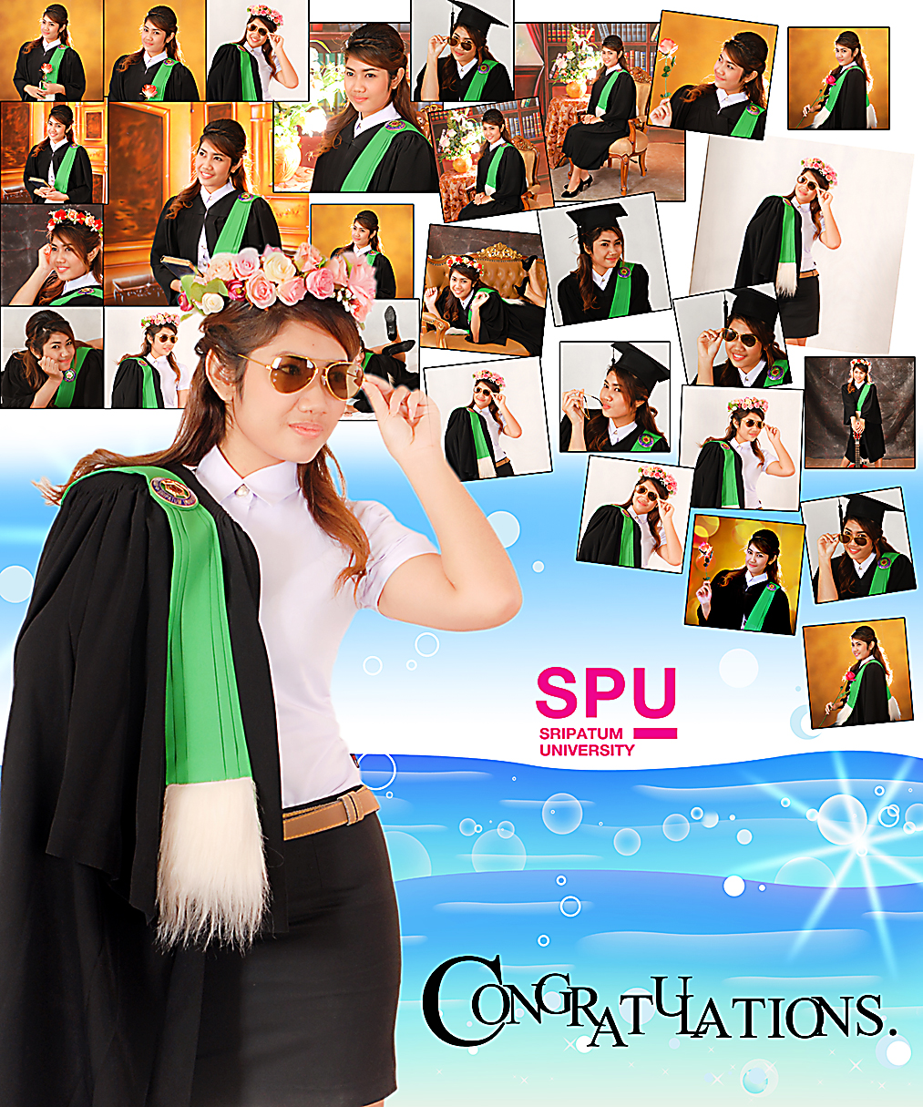 รวมรูป 12x16 นิ้ว กรอบลอยด้าน