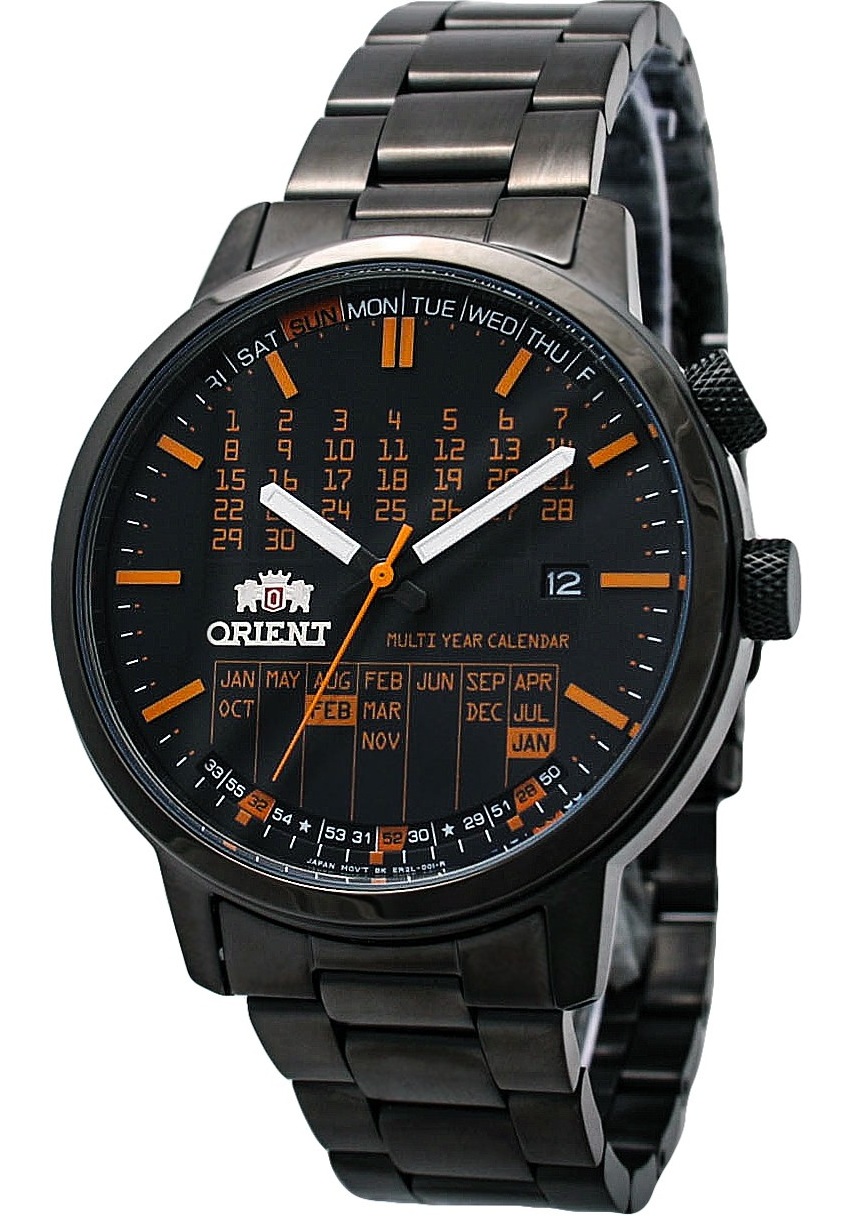 Orient ER2L001B นาฬิกาผู้ชาย Multi-Year Calendar Automatic Men's Watch