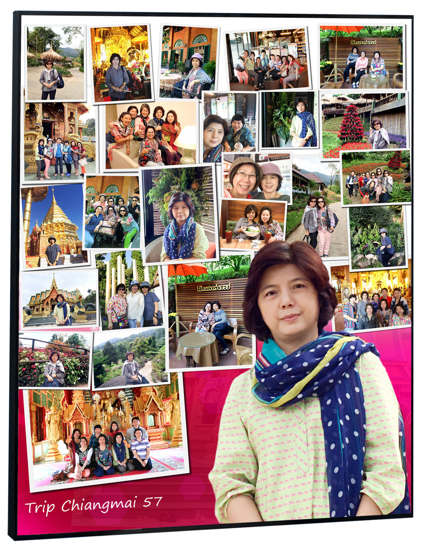 PhotoMix ขนาด 20x26 นิ้ว กรอบลอยด้าน