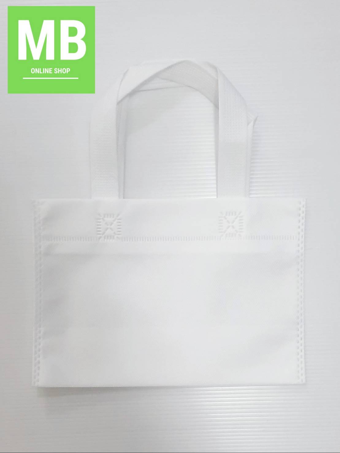 ถุงผ้าสปันบอนด์ ใส่กาแฟ ใส่ขนม งานช๊อต แบบหูหิ้ว (50ใบ/แพ็ค)