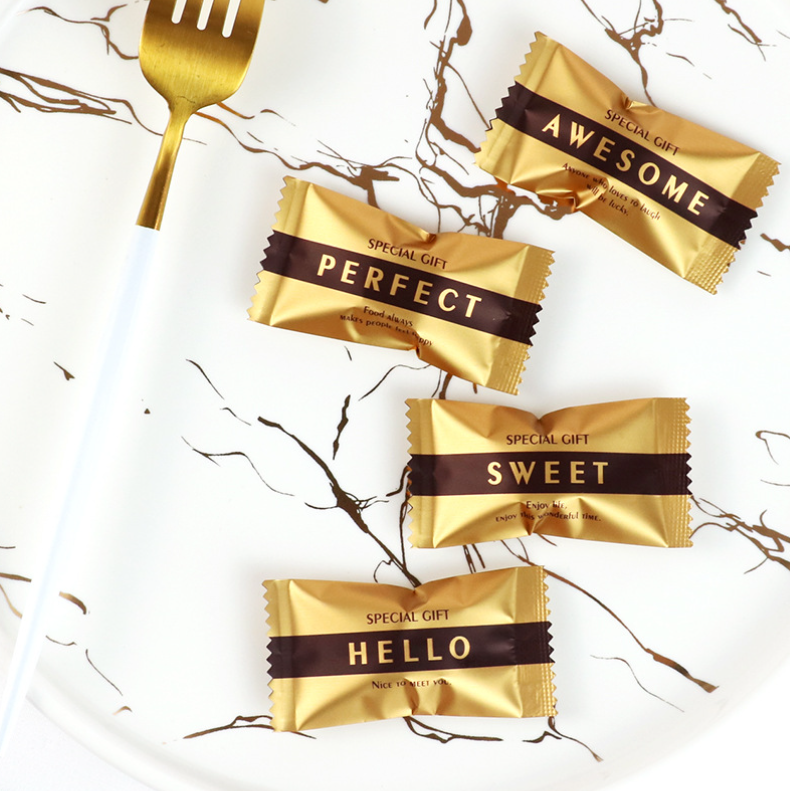 ถุงซีล ใส่ลูกอม ขนม ขนาด 4x9-9.5 ซม.จำนวน 95-100 ใบ/แพ็ค