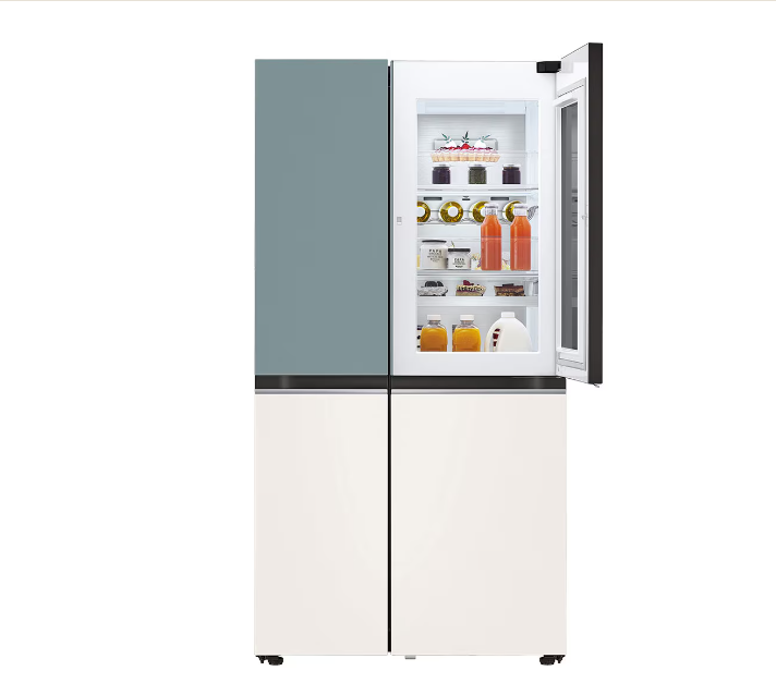 [ผ่อน0%] LG ตู้เย็น Instaview Door-in-Door รุ่น GC-Q257CMFW ขนาด 23.1 คิว ระบบ Smart Inverter Compressor Smart WI-FI (ชลบุรี ส่งฟรี)