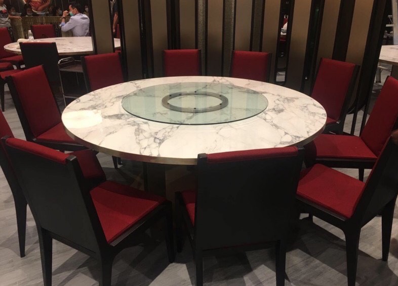 จานหมุน เลซี ซูซัน Lazy Susan 懒惰的苏珊 旋转底座 食品转盘 จานหมุนโต๊ะทานข้าว,จานหมุนโต๊ะจีน,จานหมุนโต๊ะอาหาร ฐานรองหมุน รางหมุนอลูมิเนียม,ขนาด 24 นิ้ว (ใช้กับแผ่นไม้กลม ขนาด 110-120 ซม.สำหรับโต๊ะกลม 180-200 ซม.)