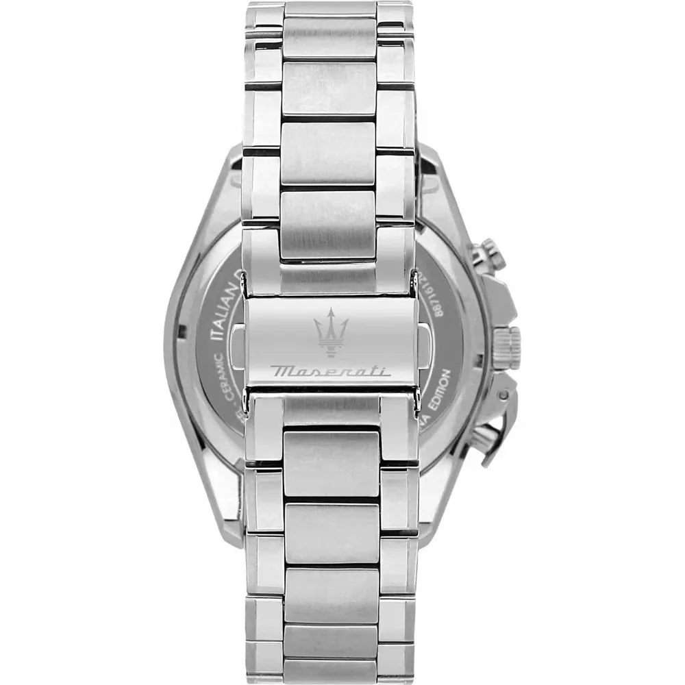 Maserati R8871612039 นาฬิกาผู้ชาย Traguardo Modena Edition Quartz Men's Watch + สายยาง