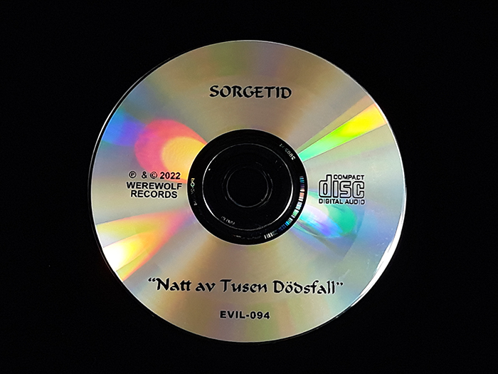 SORGETID 'Natt av tusen dödsfall' CD