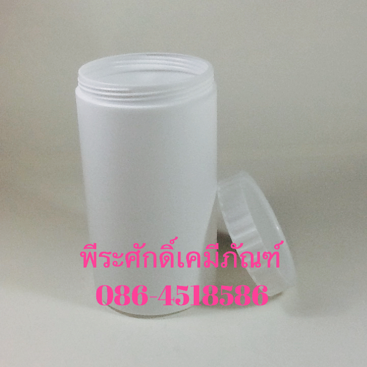 กระปุกยาทรงกระบอก 1,000cc ฝาเกลียวขอบหยัก
