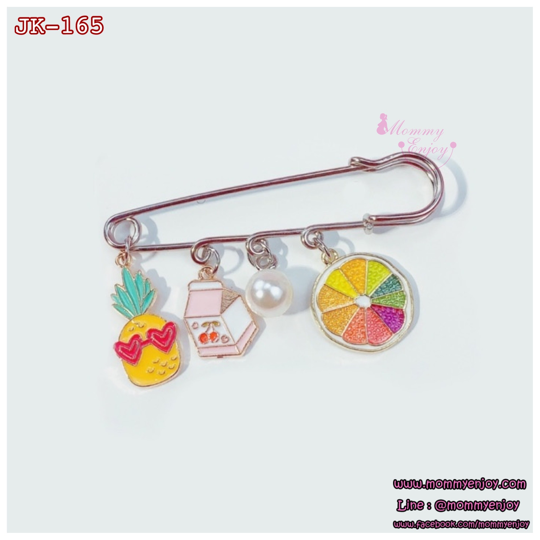 เข็มกลัดติดชุด ติดเพื่อความสวย หรือติดเพื่อความเชื่อสวยลงตัว เซตเกาหลี V2.