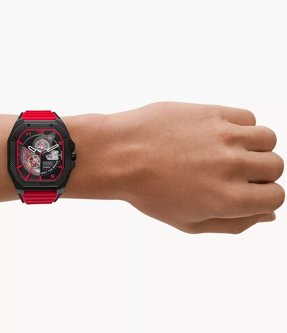 Diesel DZ7469 นาฬิกาผู้ชาย Flayed Automatic Three-Hand Men's Watch
