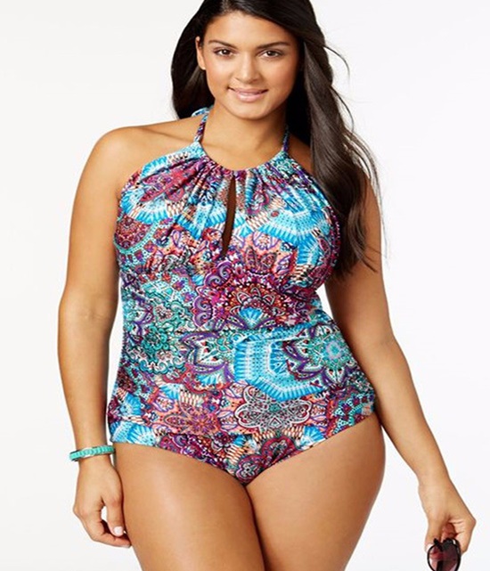 ชุดว่ายน้ำคนอ้วนพร้อมส่ง :ชุดว่ายน้ำวันพีชสีฟ้าแต่งลายกราฟฟิกและสายคล้องคอ สีสันสดใสแบบเก๋ Sexy มากๆจ้า: มี Size 3XL ,6XL รายละเอียดไซส์คลิกเลยจ้า