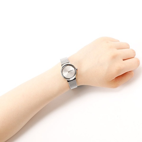 Skagen SKW2715 นาฬิกาผู้หญิง Skagen รุ่น SKW2715, Freja Steel-Mesh Quartz Women's Watch