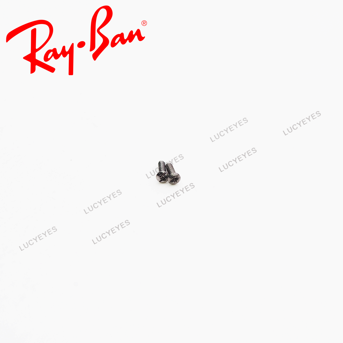 น๊อตแว่น RAYBAN แท้ 100% RX7049F สีเงิน