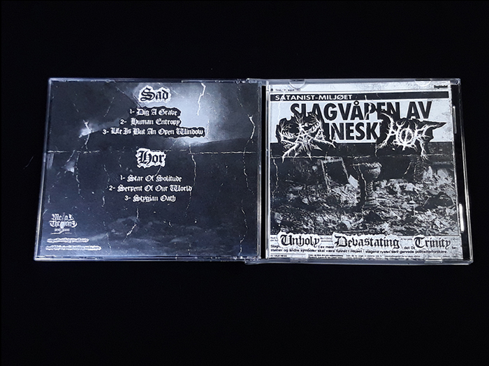 SAD / HOR 'Unholy Devastating Trinity' CD