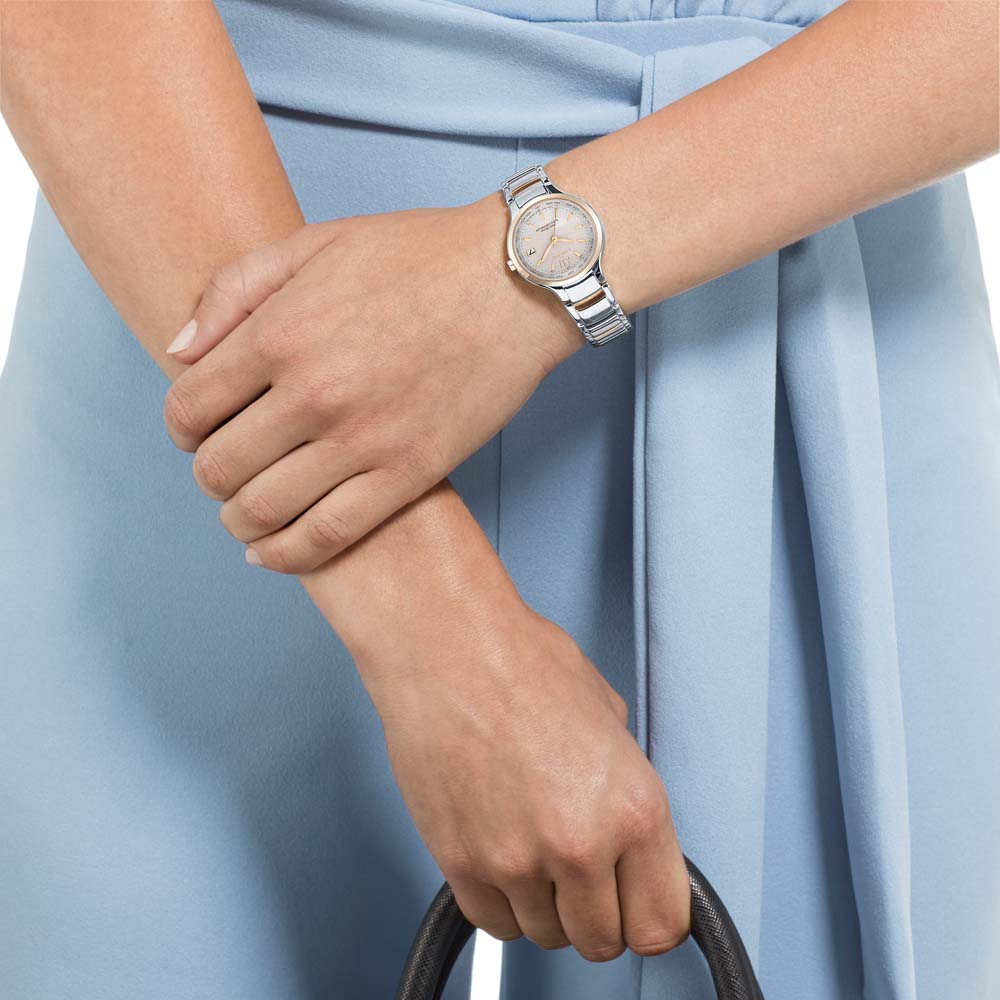 Citizen EC1174-84D นาฬิกาผู้หญิง Eco-Drive Radio controlled Perpetual Calender World Time Women's Watch