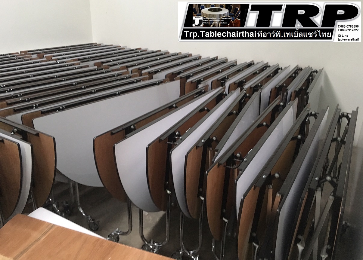 Round Table 圆桌会议 餐桌 中式餐桌 配有旋转镜组 โต๊ะกลม โต๊ะจีน ขนาด 120 cm.นั่ง 6 คน โต๊ะกลม พับครึ่ง มีล้อ,หน้าขาวโฟเมการ์,ขาเหล็กชุปโครเมี่ยม,โต๊ะประชุม,โต๊ะสัมมนาโต๊ะจัดเลี้ยง,โต๊ะโรงแรม Round Table Folding half with wheels Tablechairthai