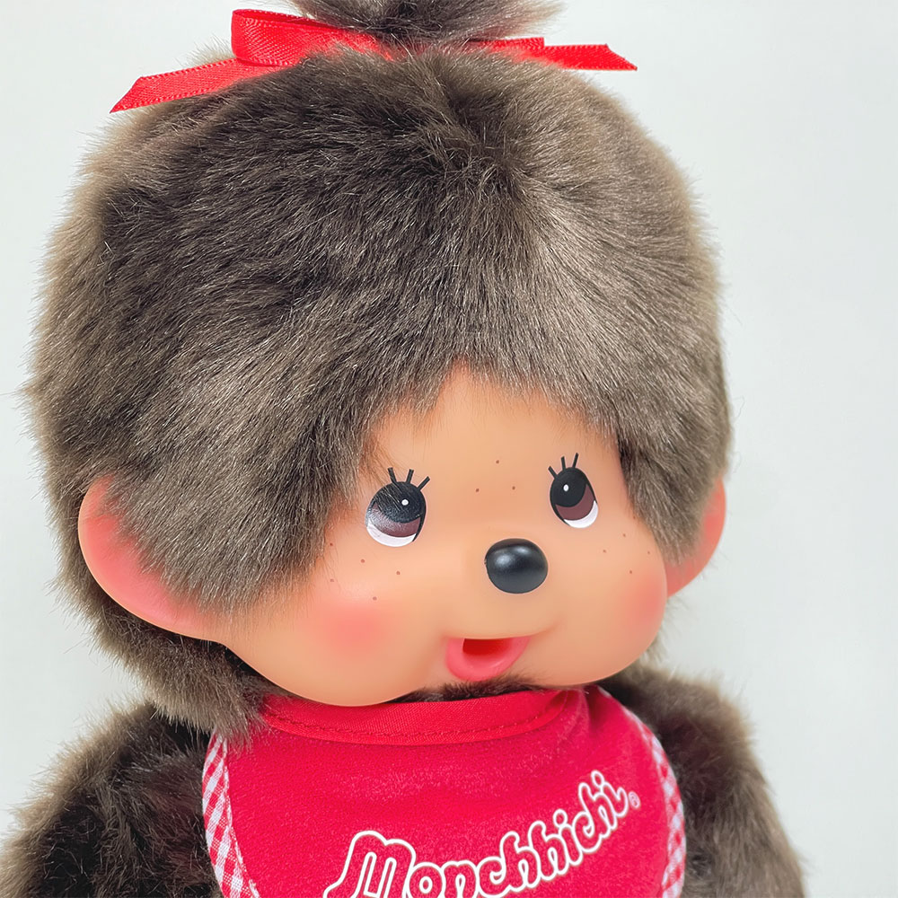 [PRE-ORDER] ตุ๊กตา ม่อนชิชิ Size M ม่อนชิชิจัง Monchhichi H30 x W16 x D10 cm นำเข้าจากญี่ปุ่น モンチッチ ぬいぐるみ プレミアムスタンダード ブラウン【Mサイズ 女の子】